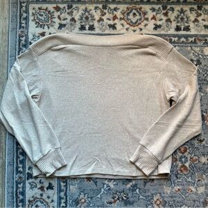 H&M Cream Boat Neck Sweater